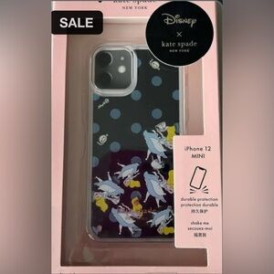 Kate Spade x Disney Black liquid Case for iPhone 12 mini